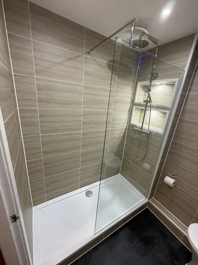 Completed PrimeBath bathroom renovation, project photograph 48