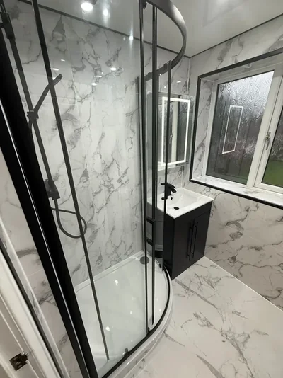 Completed PrimeBath bathroom renovation, project photograph 62