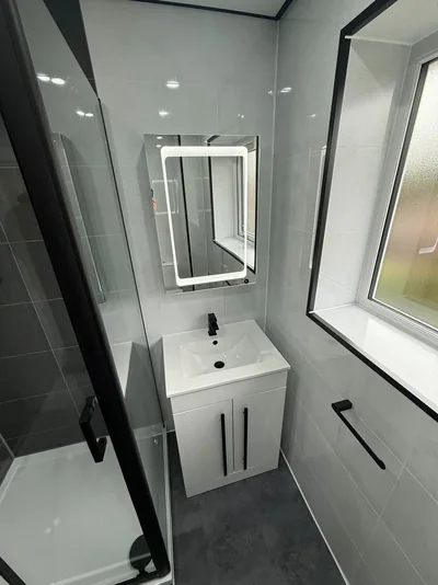Completed PrimeBath bathroom renovation, project photograph 39