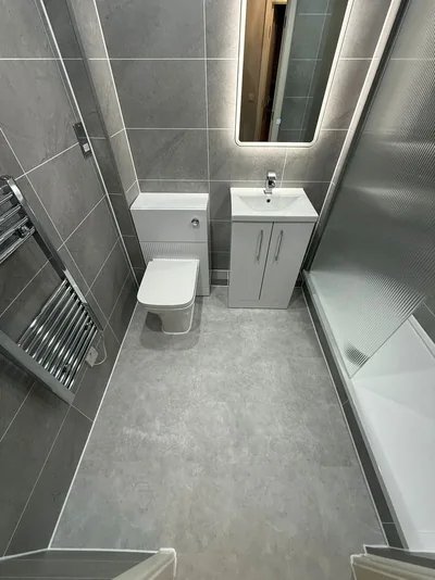 Completed PrimeBath bathroom renovation, project photograph 27
