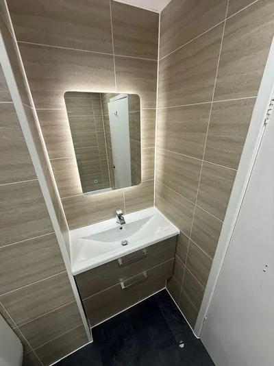 Completed PrimeBath bathroom renovation, project photograph 47