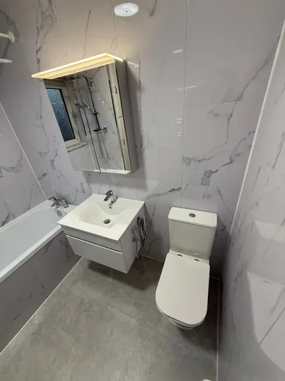 Completed PrimeBath bathroom renovation, project photograph 57