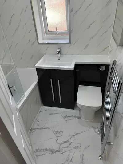 Completed PrimeBath bathroom renovation, project photograph 29