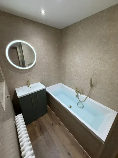 Completed PrimeBath bathroom renovation, project photograph 11