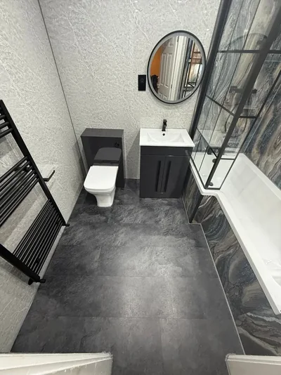 Completed PrimeBath bathroom renovation, project photograph 45