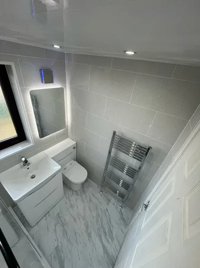 Completed PrimeBath bathroom renovation, project photograph 41